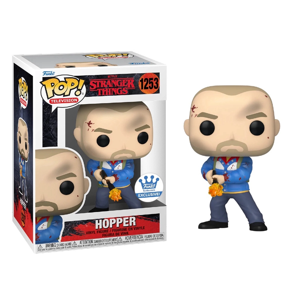Funko Pop Hopper - Exclusive Funkoshop-Stranger Things-1253