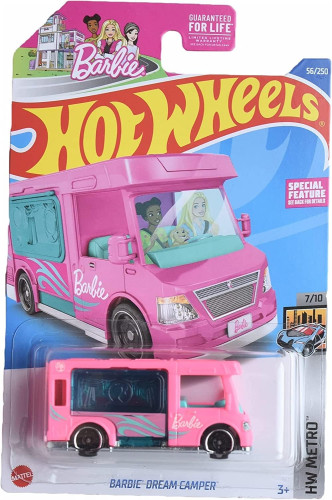 Hot Wheels - Barbie Dream Camper ( Parte De Tras Riscada De Canetinha) Barbie # - Produto Original