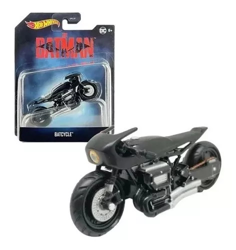 Action Figures Hot Wheels Batcycle Moto The Batman HOTWHEELS # - Produto Original