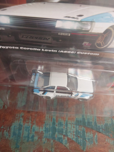Action Figures Hot Wheels Elite 64 Toyota Corolla Levin (ae86) Custom - Toyota - #