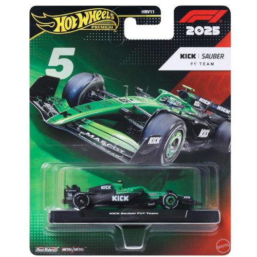 Hot Wheels F1 2025 Kick Sauber #5 Formula 1 Team - JKD89 Fórmula 1 # - Produto Original