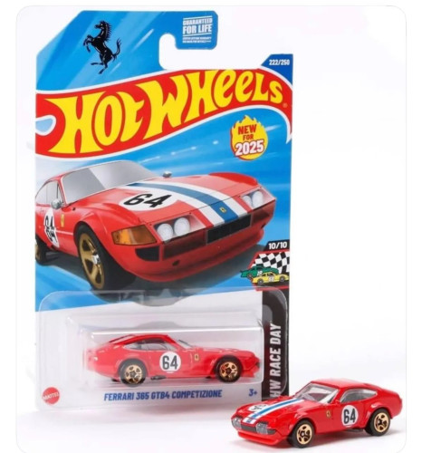 Action Figures Hot Wheels Ferrari 365 Gtb4 Competizione-HOTWHEELS-