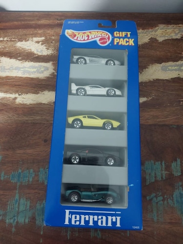 Action Figures Hot Wheels Mainline 1993 Ferrari 5 Pack - Ferrari - #