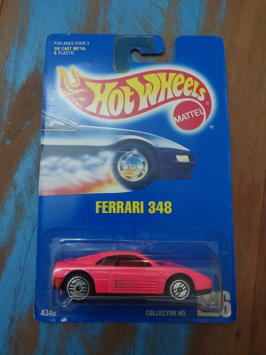 Action Figures Hot Wheels Mainline Ferrari 348 Detalhe - Ferrari - #