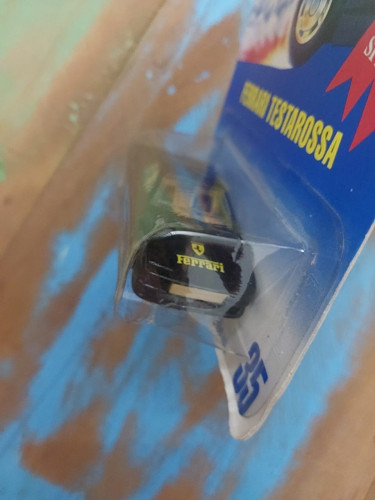 Action Figures Hot Wheels Mainline Ferrari Testarossa Preta Detalhe - Ferrari - #