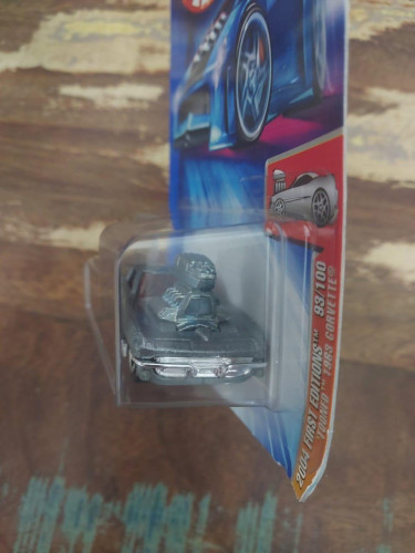 Action Figures Hot Wheels Mainline Tooned 1963 Corvette - Corvette - #