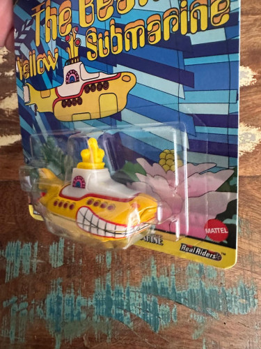 Action Figures Hot Wheels Premium Culture 2025 The Beatles Yellow Submarine - The Beatles Yellow Submarine - #