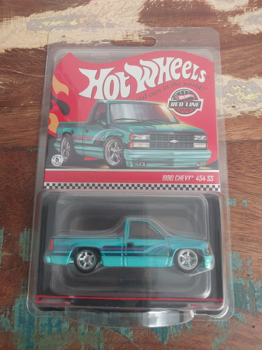 Action Figures Hot Wheels Rlc 1990 Chevy 454 Ss Azul - Chevy - #