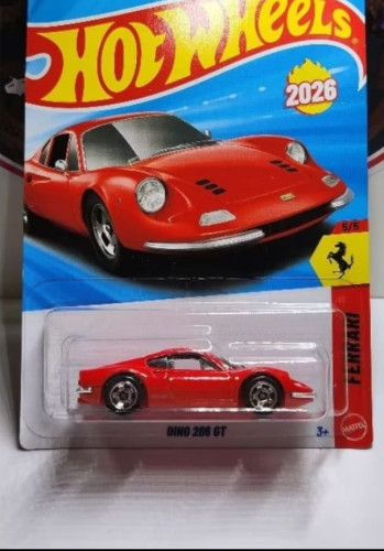 Hotwheels Ferrari Dino 206 GT 2026 HOTWHEELS # - Produto Original