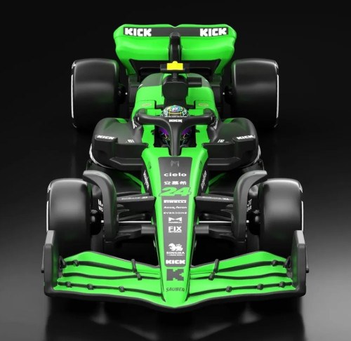 Action Figures Hotwheels Premium Kick Sauber (#24) Hotwheels Premium Fórmula 1 2024 # - Produto Original