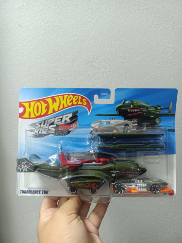 Hot Wheels Super Rigs Turbolence Tug Verde HOTWHEELS # - Produto Original