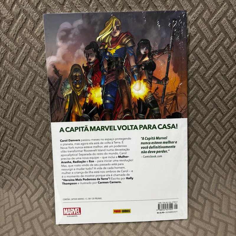  Capita Marvel #1 - Produto Original