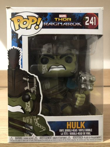 Funko Pop Hulk Disney Marvel Thor Ragnarok #241 - Produto Original