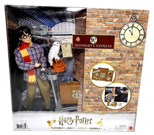 Action Figures Boneco Colecionável Personagem Menino Harry Potter - Plataforma 9 3/4 - Com Acessórios - Mattel - Harry Potter - #