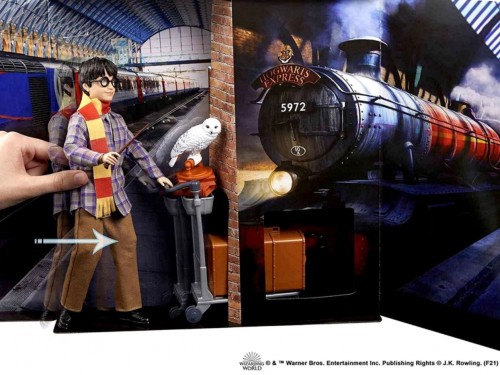 Action Figures Boneco Colecionável Personagem Menino Harry Potter - Plataforma 9 3/4 - Com Acessórios - Mattel - Harry Potter - #