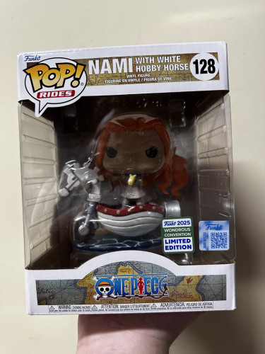 Funko pop One piece- Nami with white hobby horse ECCC 2025-One Piece-128