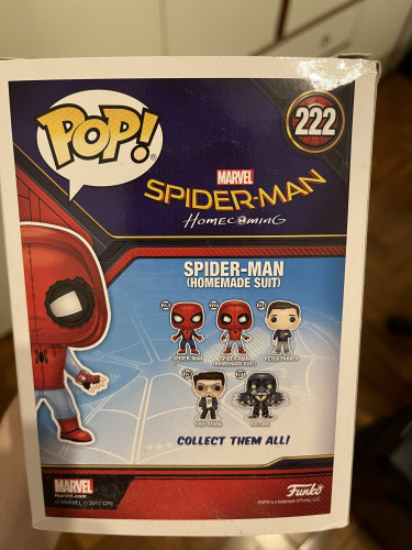 Funko Pop Spider-man (homemade Suit) - Funko Pop Marvel Spider-man (Homemade Suit) 222 - #222