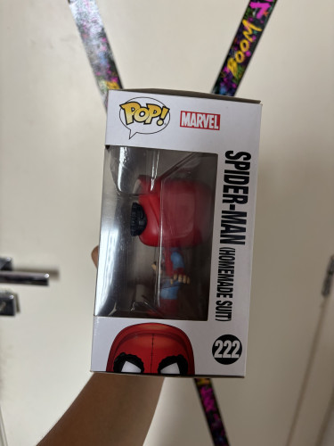 Funko Pop! Marvel Homem Aranha Spider-man Homemade Suit 222 - Spider Man Far From Home - #222