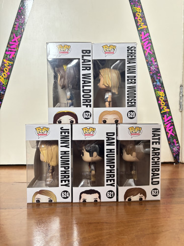Set Gossip Girl garota do blog FUNKO POP! TELEVISION Blair Waldorf 622 Serena 620 Jenny 624 Nate 623 Dan 621 - Television Gossip Girl - #622
