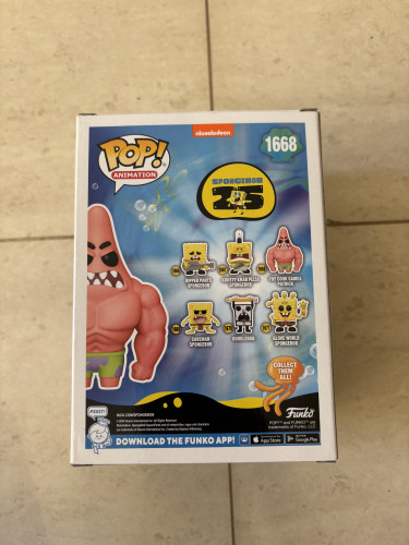 Funko Pop!  Bob Esponja Patrick #1668 - Bob Esponja - #1668