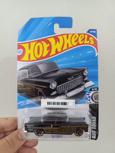 Action Figures Hot Wheels - 55 Chevy - Rod Squad-HOTWHEELS-