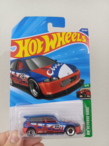 Action Figures Hot Wheels Honda Civic Custom - Hw Reverse Rake-HOTWHEELS-