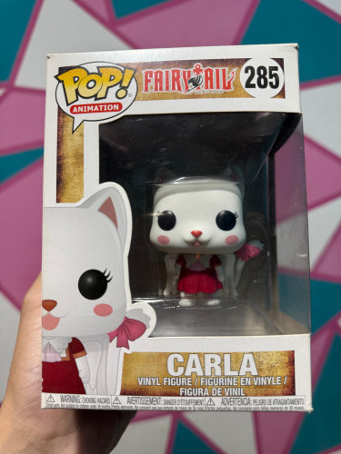 Raro E Novo Funko Pop Carla (charlie) Fairy Tail #285 - Produto Original
