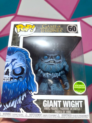 EDICAO EXCLUSIVA Funko Pop Giant Wight Game Of Thrones #60 - Produto Original