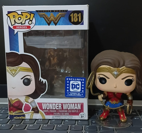 Funko Pop Wonder woman Dc - Mulher Maravilha #181 - Produto Original