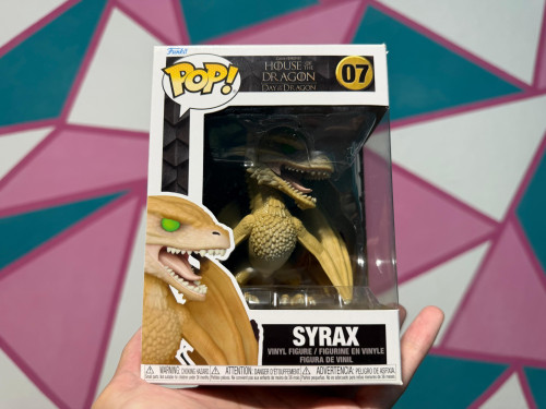 Funko Pop Syrax Com Protetor House Of The Dragon #07 - Produto Original