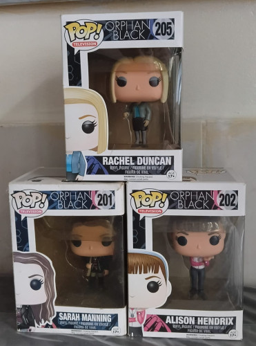 Trio De Pops Orphan Black Television Orphan Black #03 - Produto Original