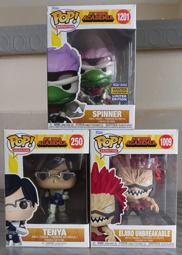 Trio de pops my hero academy My Hero Academy #03 - Produto Original