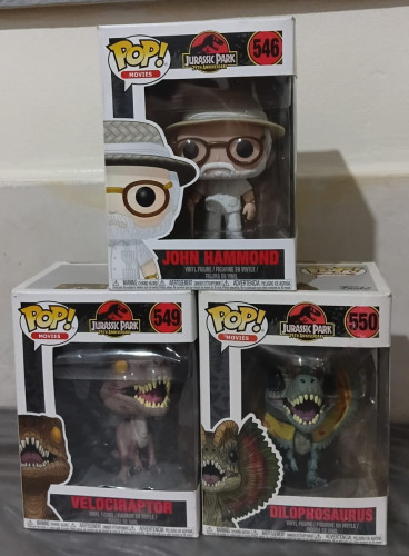 Trio Jurassic Park Movies Jurassic Park #03 - Produto Original