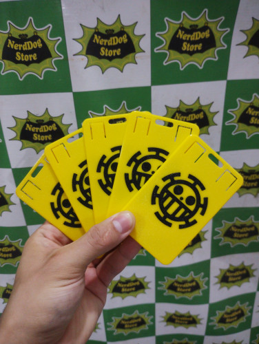 Holder Porta Cartão Trafalgar Law - One Piece Luffy Mugiwara Akuma no Mi - NerdDog Store Nenhuma # - Produto Original