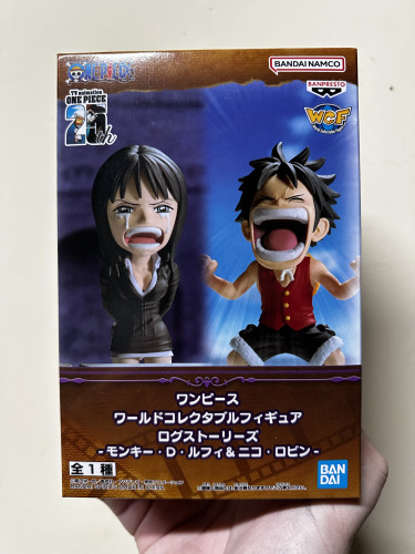 Action Figures bandai Banpresto- One Piece WCF log stories- robin e Luffy-One Piece-