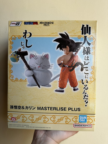 Action Figures Bandai ichibansho(ichiban kuji)- dragon ball- Goku e mestre Karin masterlise plus-Dragon Ball-