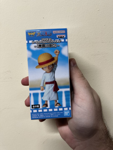 Action Figures bandai WCF edição especial One Piece- Monkey D. luffy despedida vivi-One Piece-