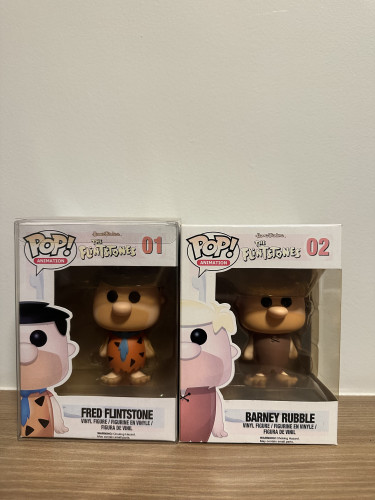 Fred Flintstone e Barney Rubble - COMBO - RARO Hanna-Barbera The Flintstones #01 - Produto Original