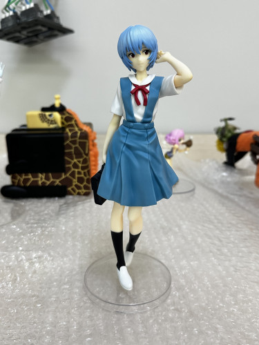 Bandai Ichiban kuji- evangelion- rei ayanami colegial Prize C(sem caixa) Neon Genesis Evangelion # - Produto Original