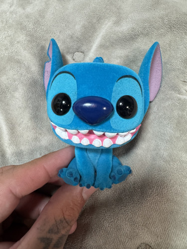 FUNKO POP DISNEY LILO & STITCH EXCLUSIVE - STITCH 1045 (FLOCKED)-FUNKO POP-1045