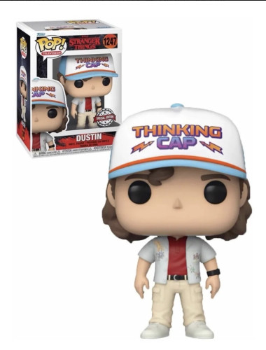 Funko Pop! Stranger Things S4: Dustin Special Edition  #1247 Television Stranger Things #1247 - Produto Original
