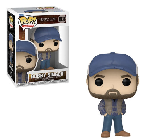Funko Pop! Television Supernatural: Bobby Singer #1838 Television Supernatural #1838 - Produto Original