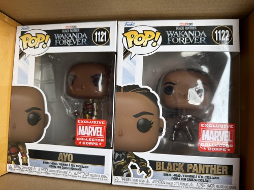 box Funko pop! Marvel collector corps- Black Panther wakanda forever - Black Panther - #1