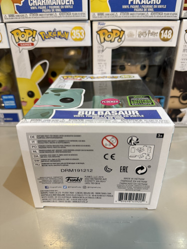 Funko Pop Bulbasaur Flocked - Pokemon - #453