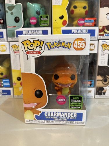 Funko Pop Charmander Flocked-Pokemon-455