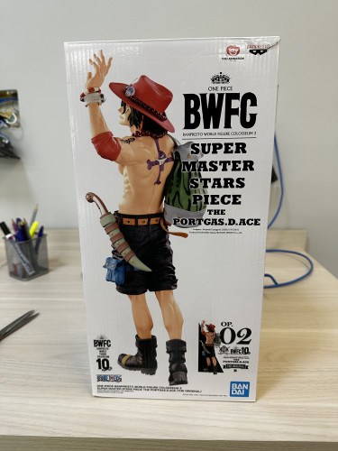 Bandai BWFC SMSP- One Piece- The portgas D ace the brush One Piece # - Produto Original