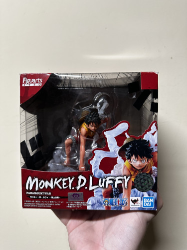 Action Figures bandai figuarts zero- one piece- monkey D Luffy gear second marineford extra battle One Piece # - Produto Original