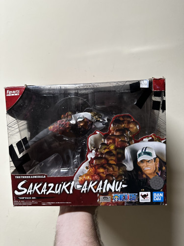 Action Figures Bandai figuarts zero- One piece-almirante sakazuki akainu extra battle One Piece # - Produto Original