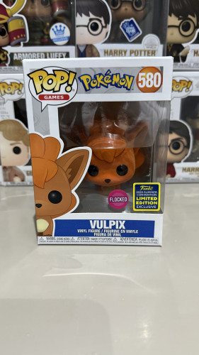 Funko Pop Vulpix Flocked Pokemon #580 - Produto Original