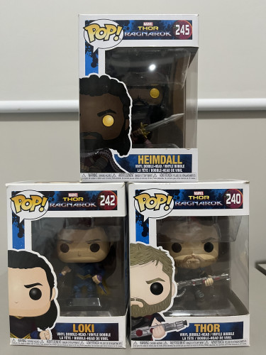 funko pop lote thor ragnarok vaulted Marvel Thor Ragnarok #240 - Produto Original